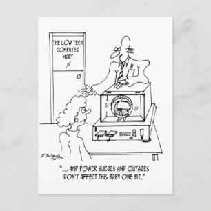 Computer Cartoon 3270 Briefkaart