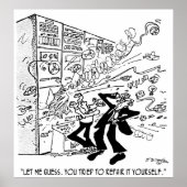 Computer Cartoon 4637 Poster (Voorkant)