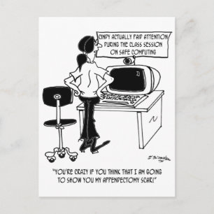 Computer Cartoon 8036 Briefkaart