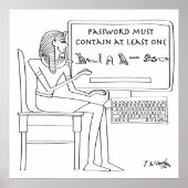 Computer Cartoon 9341 Poster (Voorkant)