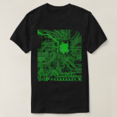Computer Chip Moederbord CPU Hart Programmeur Ner T-shirt (Design voorkant)