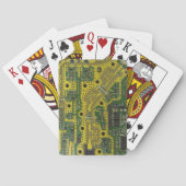 Computer Chip Playing Cards Pokerkaarten (Achterkant)