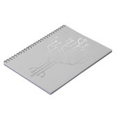 Computer Chip Tree Programmer Coder Engineer Tech Notitieboek (Linkerzijde)