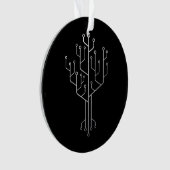 Computer Chip Tree Programmer Coder Engineer Tech Ornament (voorkant)
