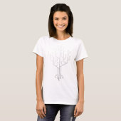 Computer Chip Tree Programmer Coder Engineer Tech T-shirt (Voorkant volledig)