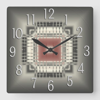 Computer Chip Wall-klok Vierkante Klok