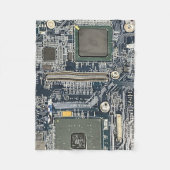 Computer Circuit Board Blanket Fleece Deken (Voorkant)