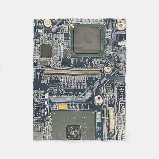 Computer Circuit Board Blanket Fleece Deken (Voorkant)