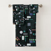 Computer Circuit Board Home Decor Bad Handdoek (Insitu)