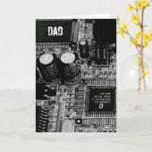 Computer Circuit Board Kaart (Gele Bloem)