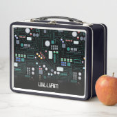 Computer Circuit Board Kinder aangepaste naam Scho (In situ)