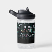 Computer Circuit Board Kinder aangepaste naam Scho Waterfles (Rechts)