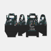 Computer Circuit Board Kinder Robotic verjaardagsf Bedankdoosjes (Uitgevouwen)