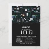 Computer Circuit Board Kinder Robotic verjaardagsf Kaart (Voorkant)