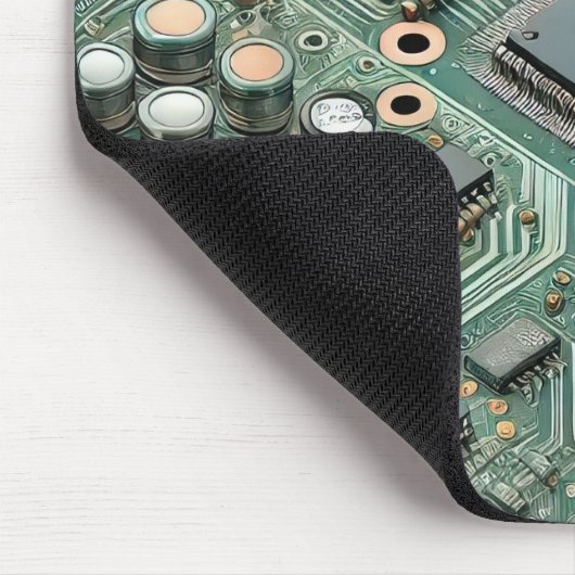 Computer Circuit Board Muismat (Hoek)