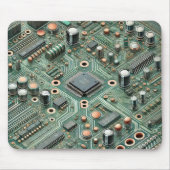 Computer Circuit Board Muismat (Voorkant)