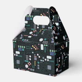 Computer Circuit Board Pattern Bedankdoosjes