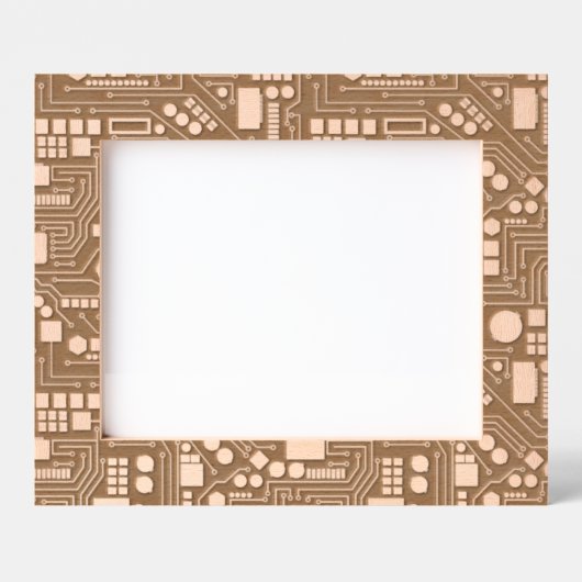 Computer Circuit Board Pattern Kantoor Decor Gegraveerde Lijstjes (Voorkant)
