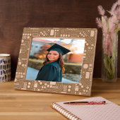 Computer Circuit Board Pattern Kantoor Decor Gegraveerde Lijstjes