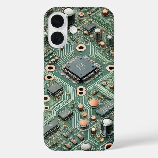 Computer Circuit Board Telefoonhoes Case-Mate iPhone Case (Achterkant)