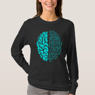 Computer Circuit Digital Brain for Science Nerds T-shirt