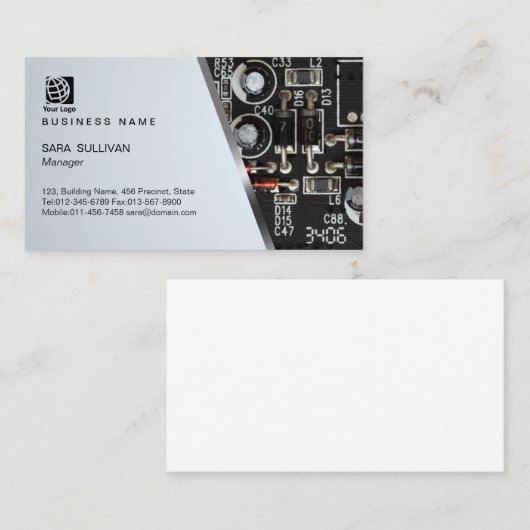 Computer Circuits Computer Service Visitekaartje (Voorkant / Achterkant)
