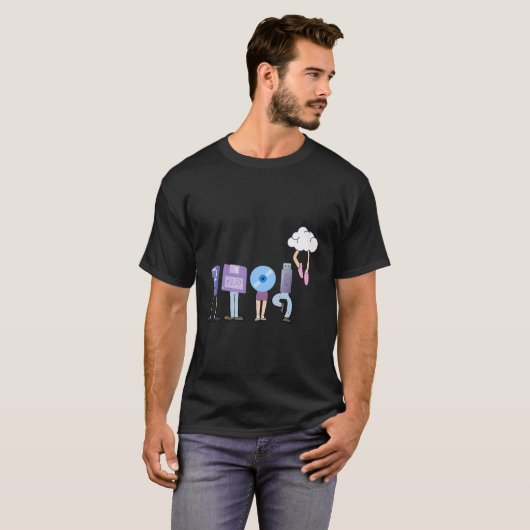 Computer Cloud Engineering - Grappige programmeur  T-shirt (Voorkant volledig)