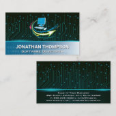 Computer | Codering | Circuit Board Visitekaartje (Voorkant / Achterkant)