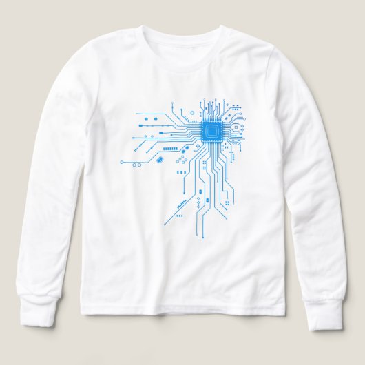 Computer CPU Chip PCB Circuit Design Tech Gift (Voorkant)