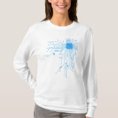 Computer CPU Chip PCB Circuit Design Tech Gift T-shirt (Voorkant)
