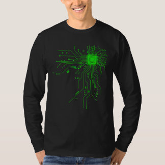 Computer CPU Chip PCB Circuit Design Tech Gift T-shirt