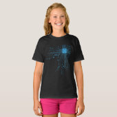 Computer CPU Chip PCB Circuit Design Tech Gift T-shirt (Voorkant volledig)