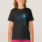 Computer CPU Chip PCB Circuit Design Tech Gift T-shirt (Voorkant)