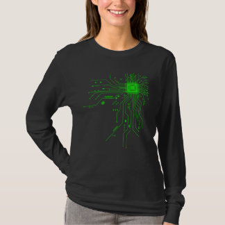 Computer CPU Chip PCB Circuit Design Tech Gift T-shirt