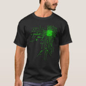Computer CPU Chip PCB Circuit Design Tech Gift T-shirt (Voorkant)