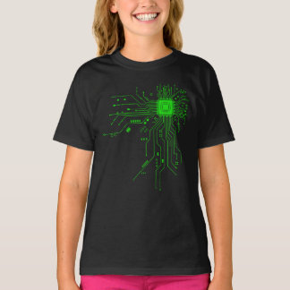 Computer CPU-chip PCB-circuit ontwerp tech cadeau T-shirt