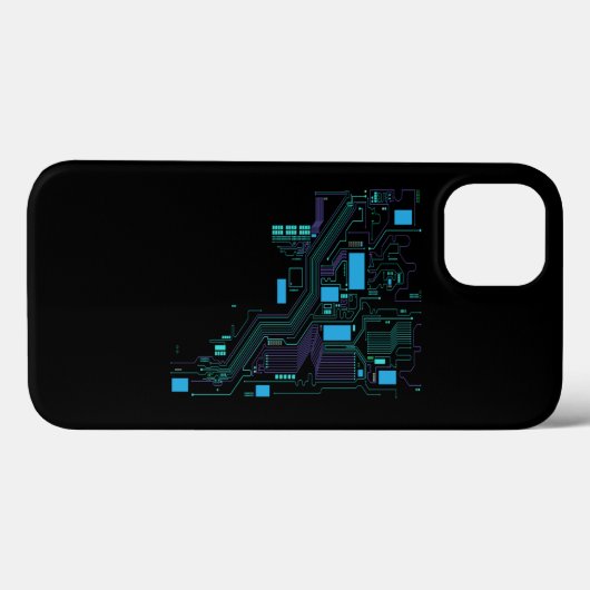 Computer Cpu Computer Scientist Hacker Case-Mate iPhone Case (Achterkant (horizontaal))