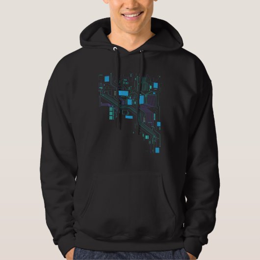 Computer Cpu Computer Scientist Hacker Hoodie (Voorkant)