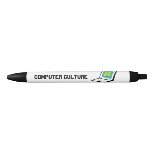 Computer Culture Black Trim Pen  (Voorkant)