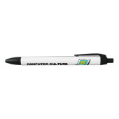Computer Culture Black Trim Pen  (Bovenkant)