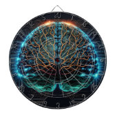 Computer Cyber Brain Dartboard Dartbord (Voorkant)