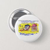 Computer dating? Grappige cadeaus T-shirts & verza Ronde Button 5,7 Cm (Voorkant /achterkant)