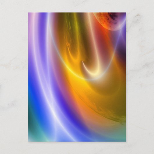 Computer Digital Abstract Briefkaart (Voorkant)