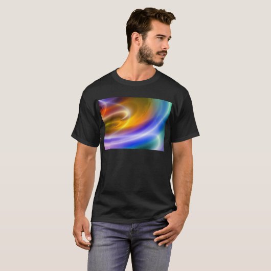 Computer Digital Abstract T-shirt (Voorkant volledig)
