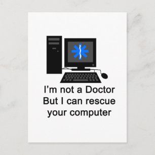 Computer Doctor Briefkaart