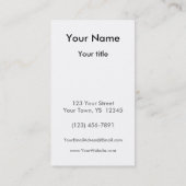 Computer Dog - leuke nieuwe inkt die nieuwe kunst  Visitekaartje (Achterkant)