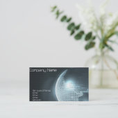 Computer Earth visitekaartje (Staand voorkant)