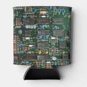 Computer Electronics Printen Circuit Board Afbeeld Blikjeskoeler (Voorkant)