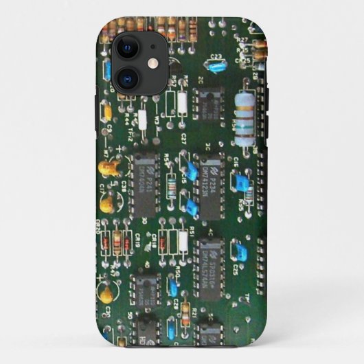 Computer Electronics Printen Circuit Board Afbeeld Case-Mate iPhone Case (Achterkant)