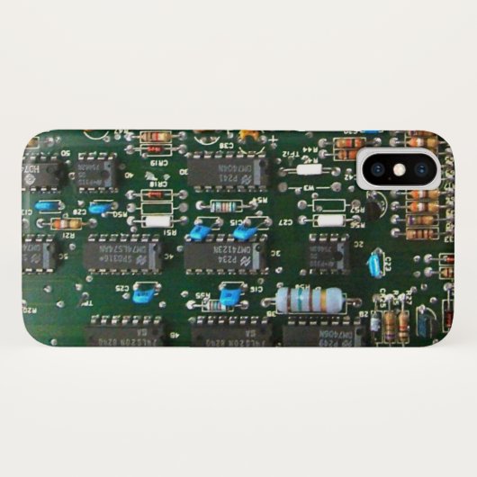 Computer Electronics Printen Circuit Board Afbeeld Case-Mate iPhone Case (Achterkant (horizontaal))